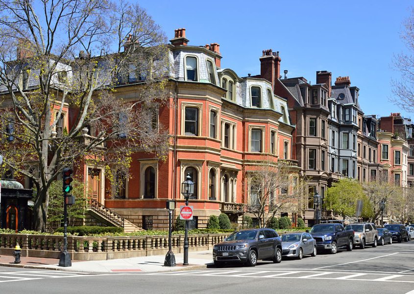 Boston homes and brownstones